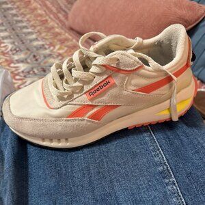 Reebok Classic Legacy Alabaster Laser Peach/Apricot Sneakers W.7